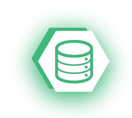 An icon representing a database